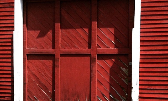 Red Barn Door